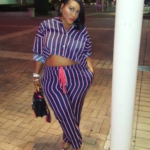 2 piece Pajama inspired set